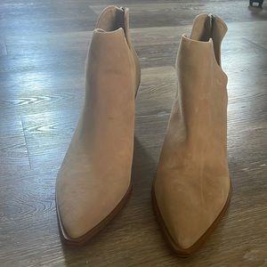 Vince Camuto booties. Worn for an hour inside aT the most.